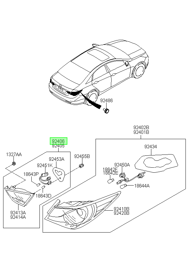Conjunto Rh Original Para Hyundai Sonata 2009-2015