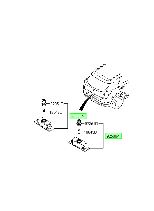 Foco Patente Orig. Para Hyundai Tucson Desde 2015