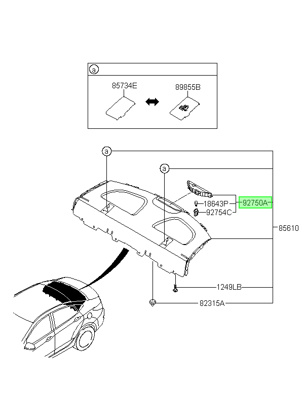 Tercera Luz Orig. Para Hyundai Accent Desde 2011