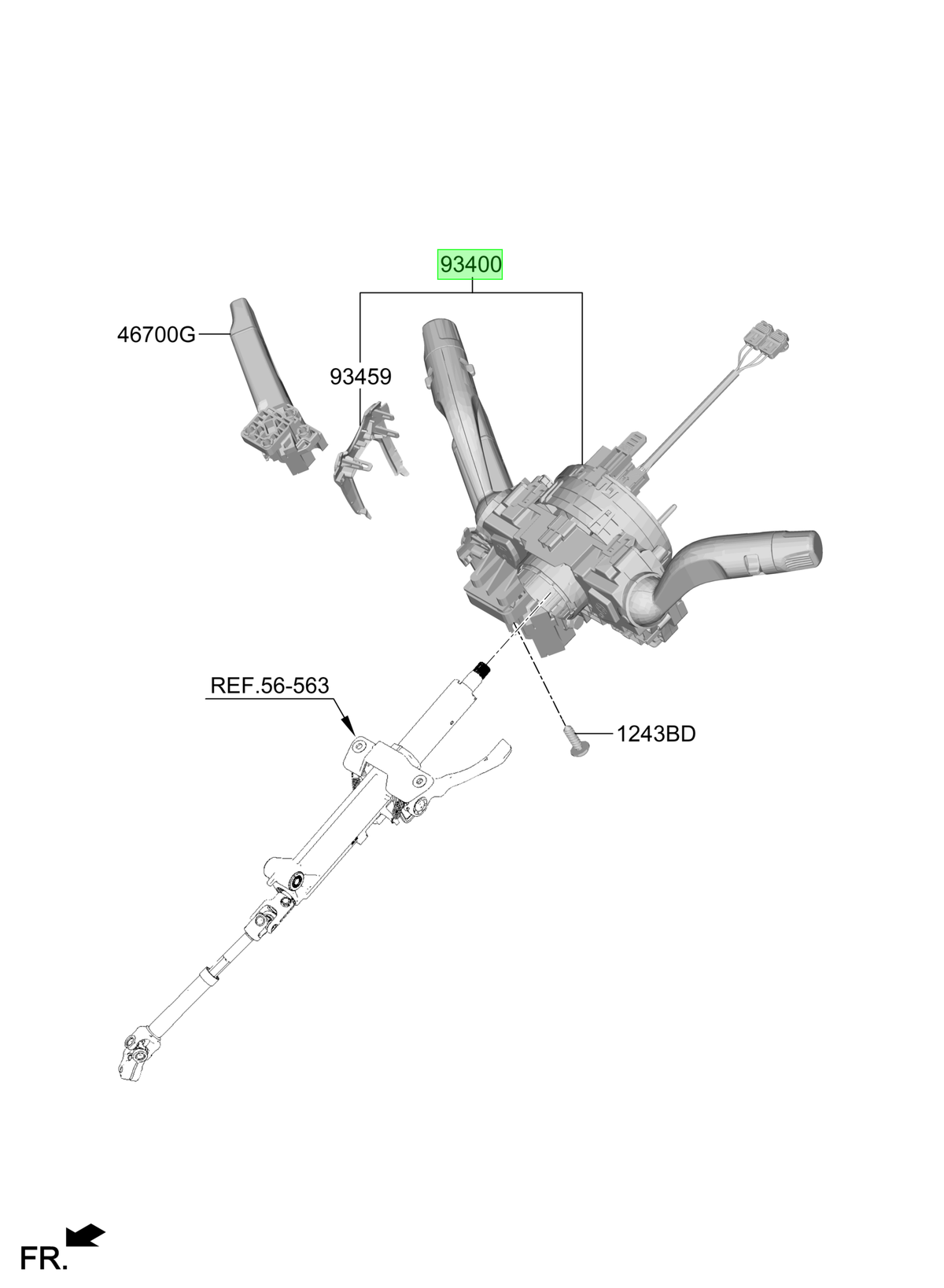 Telecomando Original Para Hyundai Santa Fe 2023-2025