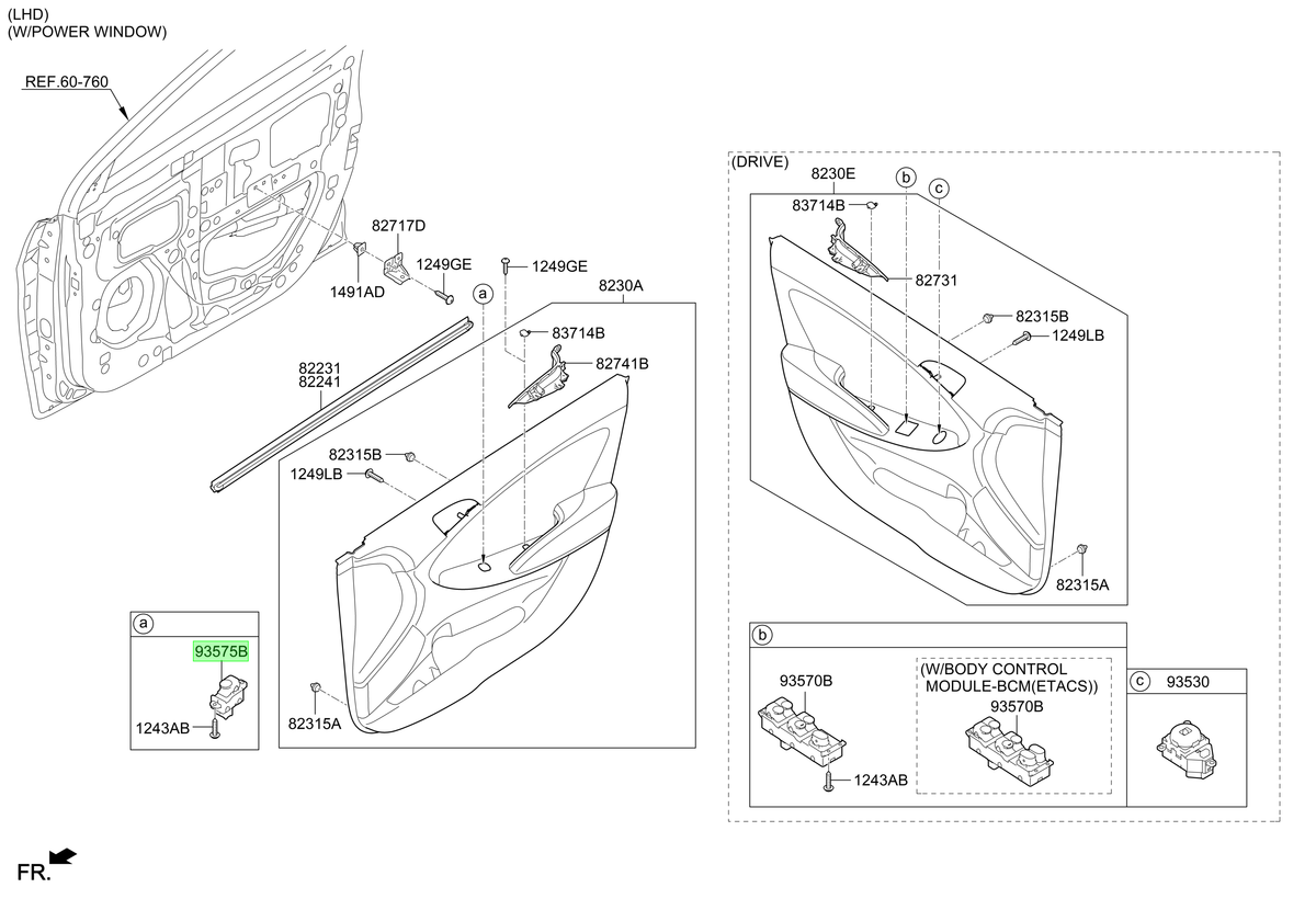 Switch Alzavidrio De Orig. Para Hyundai Accent Desde 2011