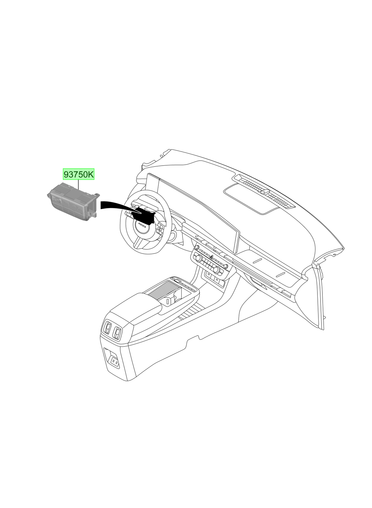 Switch Original Para Hyundai Tucson 2024-2025