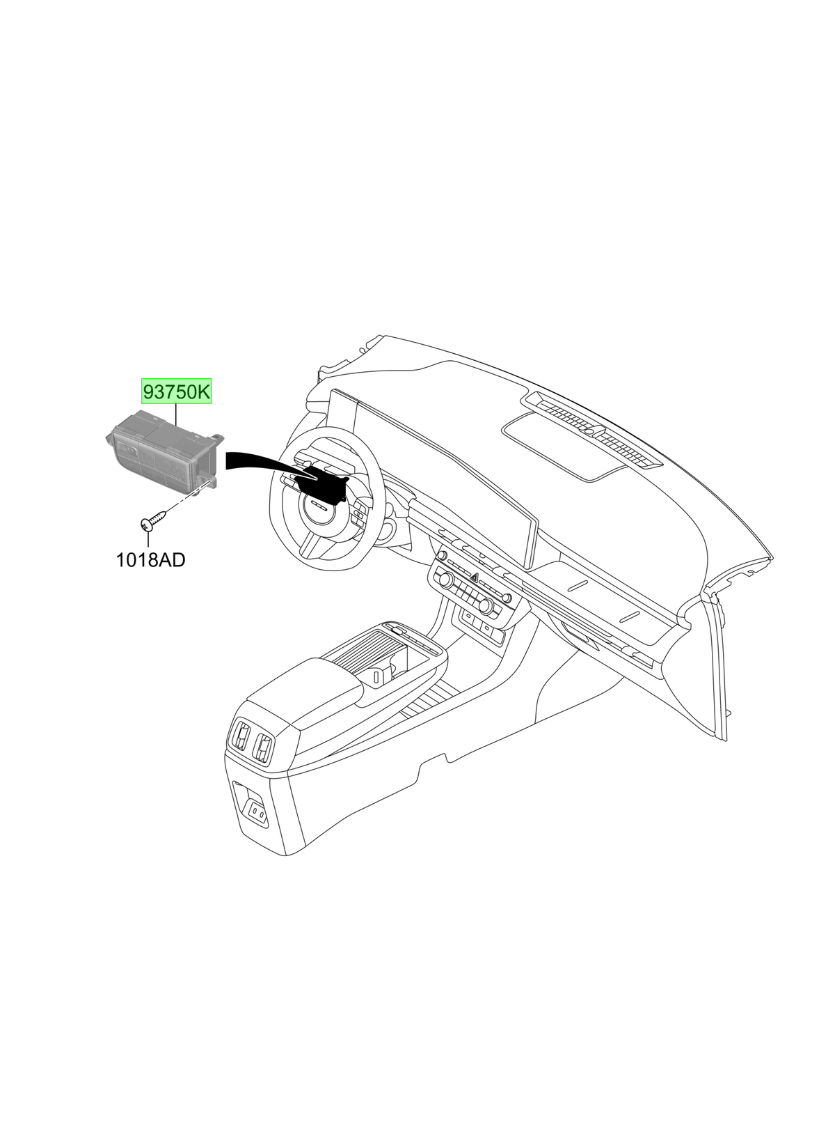 Switch Lh Original Para Hyundai Tucson 2024-2025
