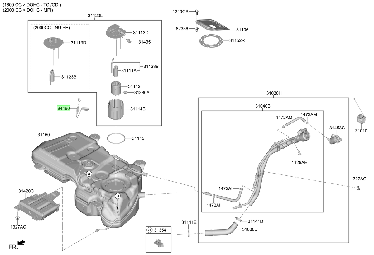 Flotador Combustible Original Para Kia Sportage 2021-2025