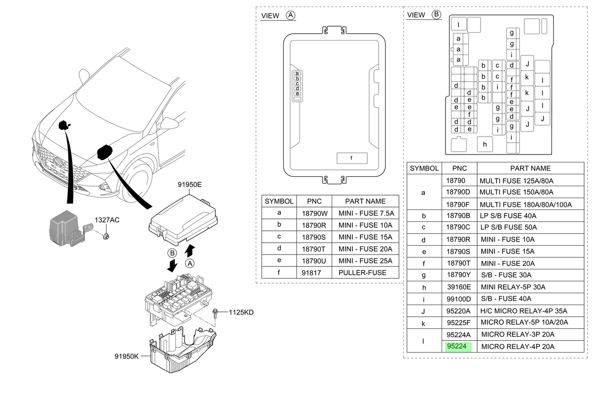 Relay Original Para Kia Sorento 2009-2013