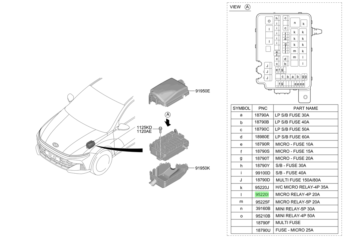 Relay Original Para Kia Sorento 2009-2015