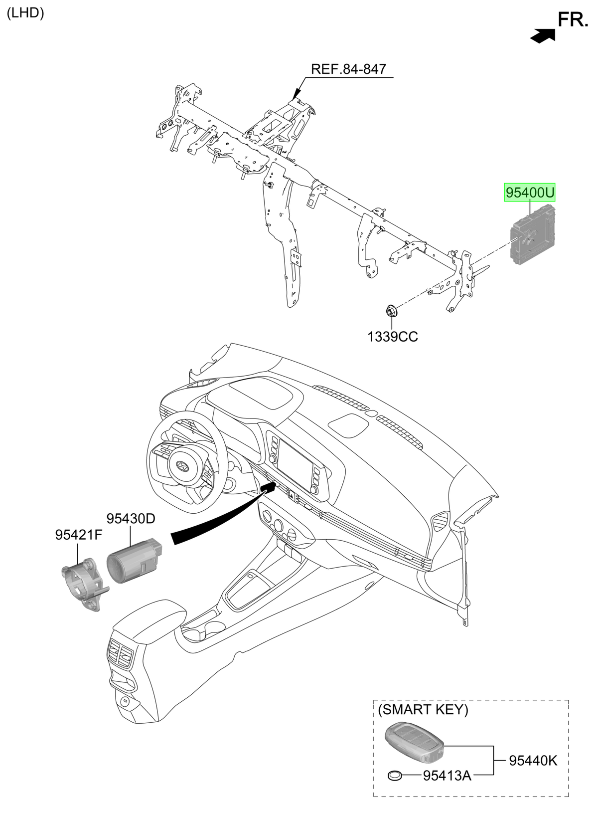 Unidad Control Original Para Hyundai I20 2023-2025