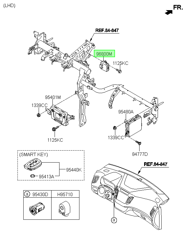 Módulo Inmovilizador Original Para Hyundai I10 2013-2023