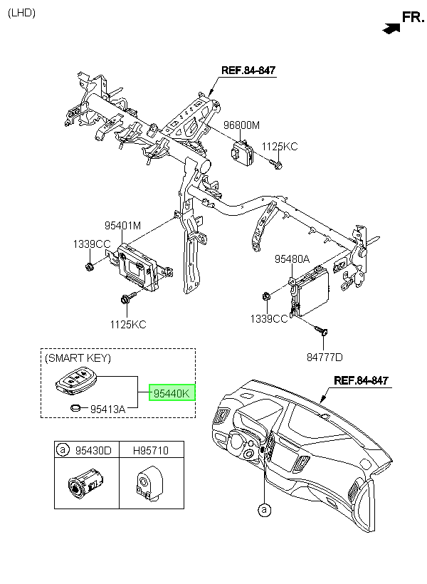 Control Alarma Original Para Hyundai Creta 2015-2019