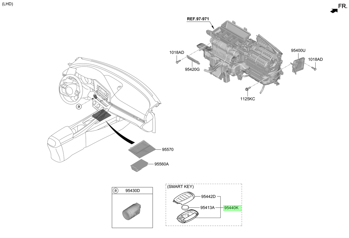 Smart Key Original Para Hyundai Elantra 2020-2024