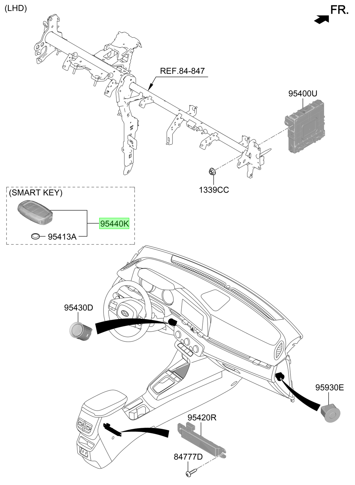 Smart Key Original Para Hyundai Accent 2023-2025
