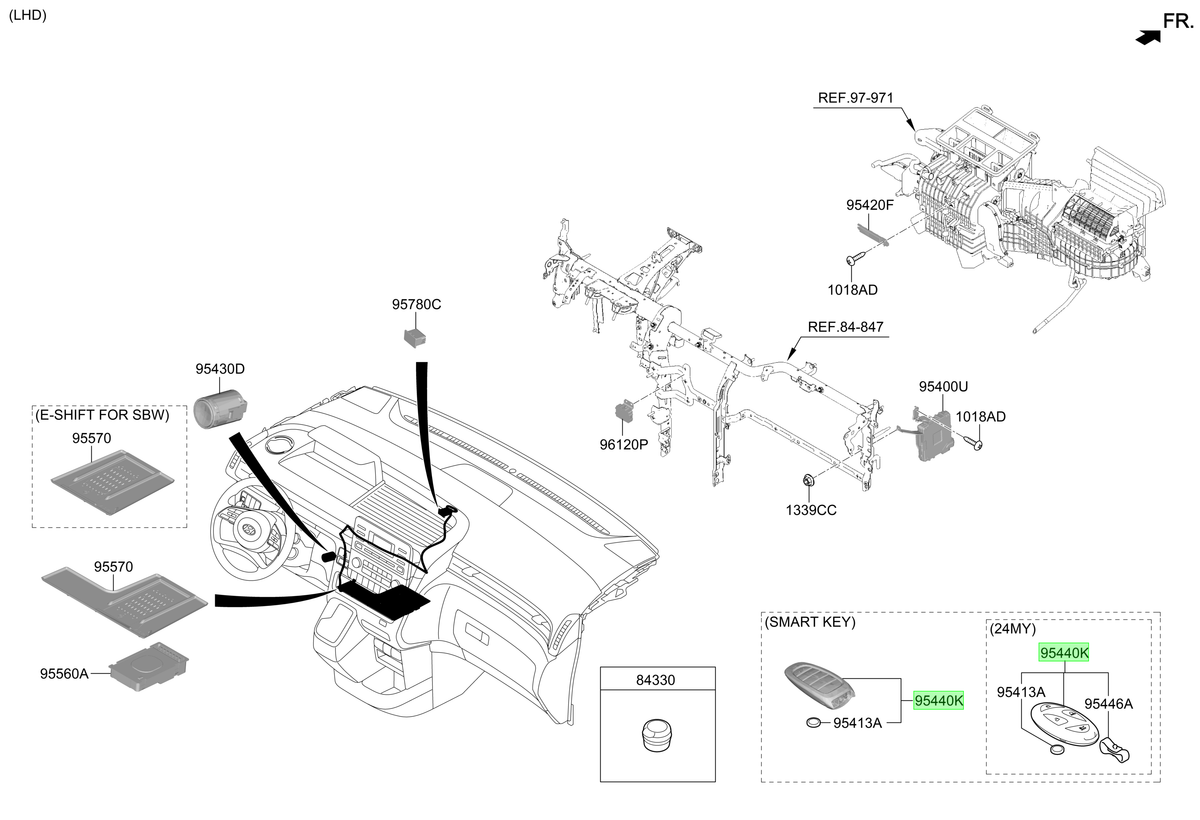 Llave Inteligente Original Para Hyundai Staria 2021-2025