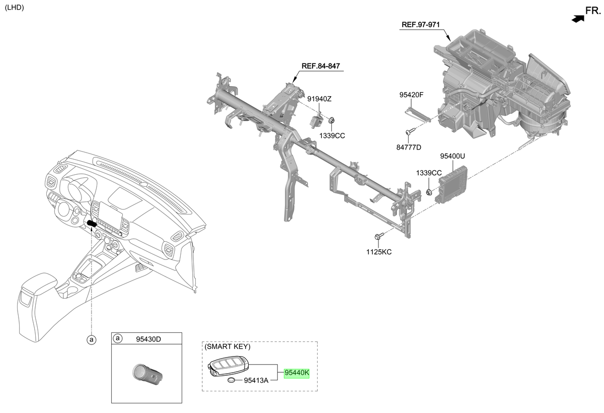 Control Original Para Hyundai Venue 2019-2025