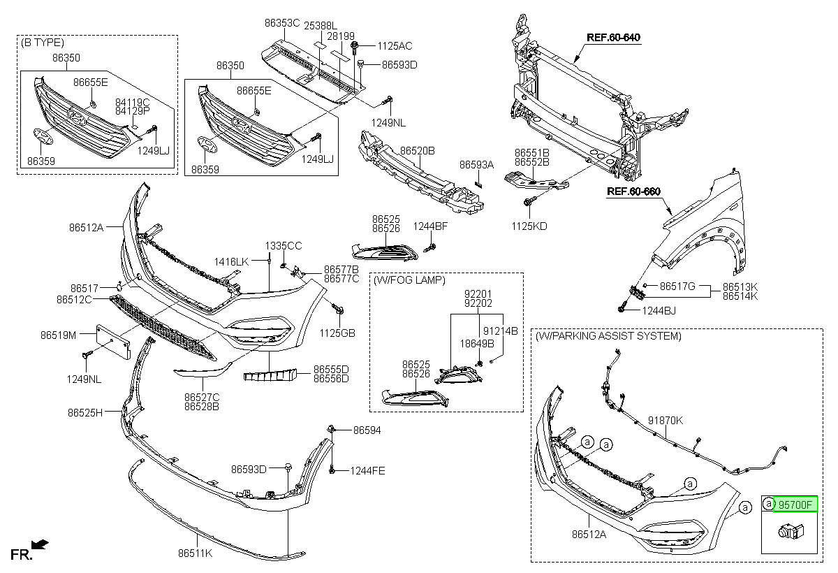 Sensor Retroceso Original Para Hyundai Tucson 2015-2019