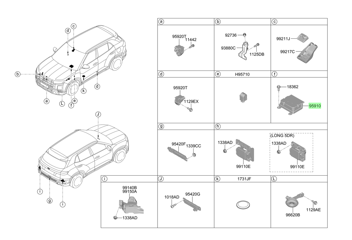 Módulo Airbag Original Para Hyundai Creta 2024-2025