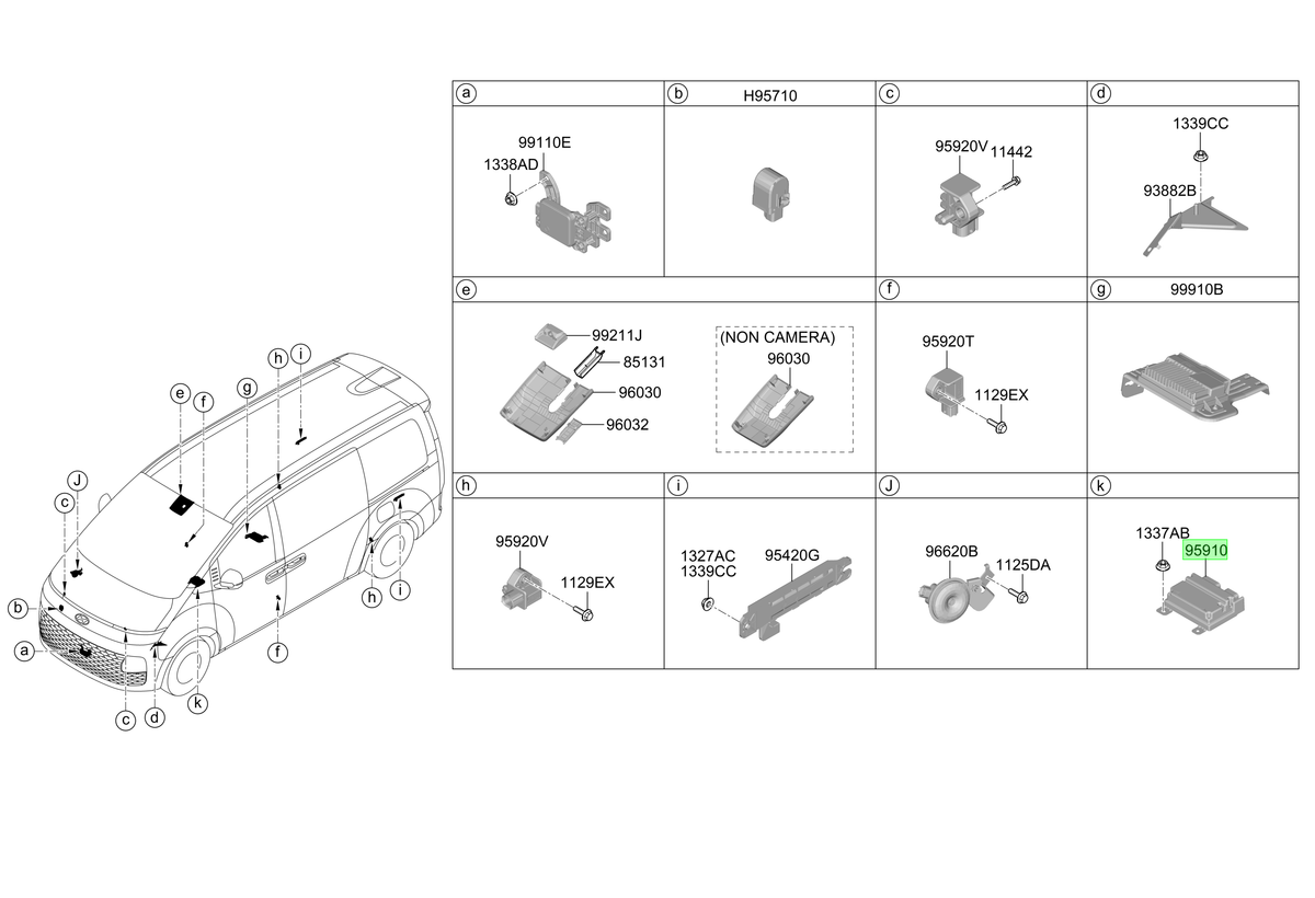 Airbag Original Para Hyundai Staria 2021-2025