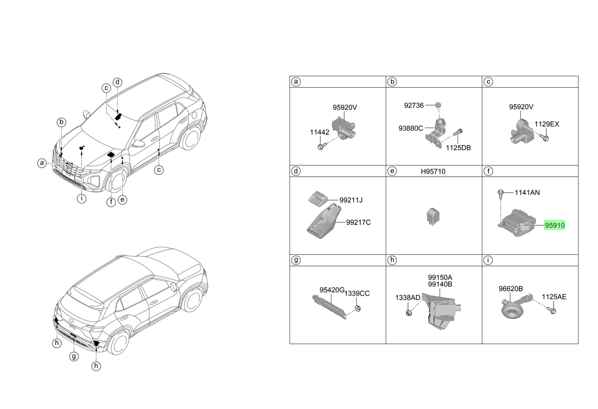 Módulo Airbag Original Para Hyundai Creta 2021-2025