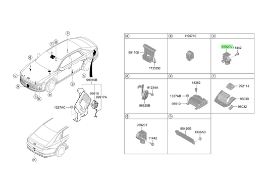 Sensor Detonación Original Para Hyundai Staria 2021-2025