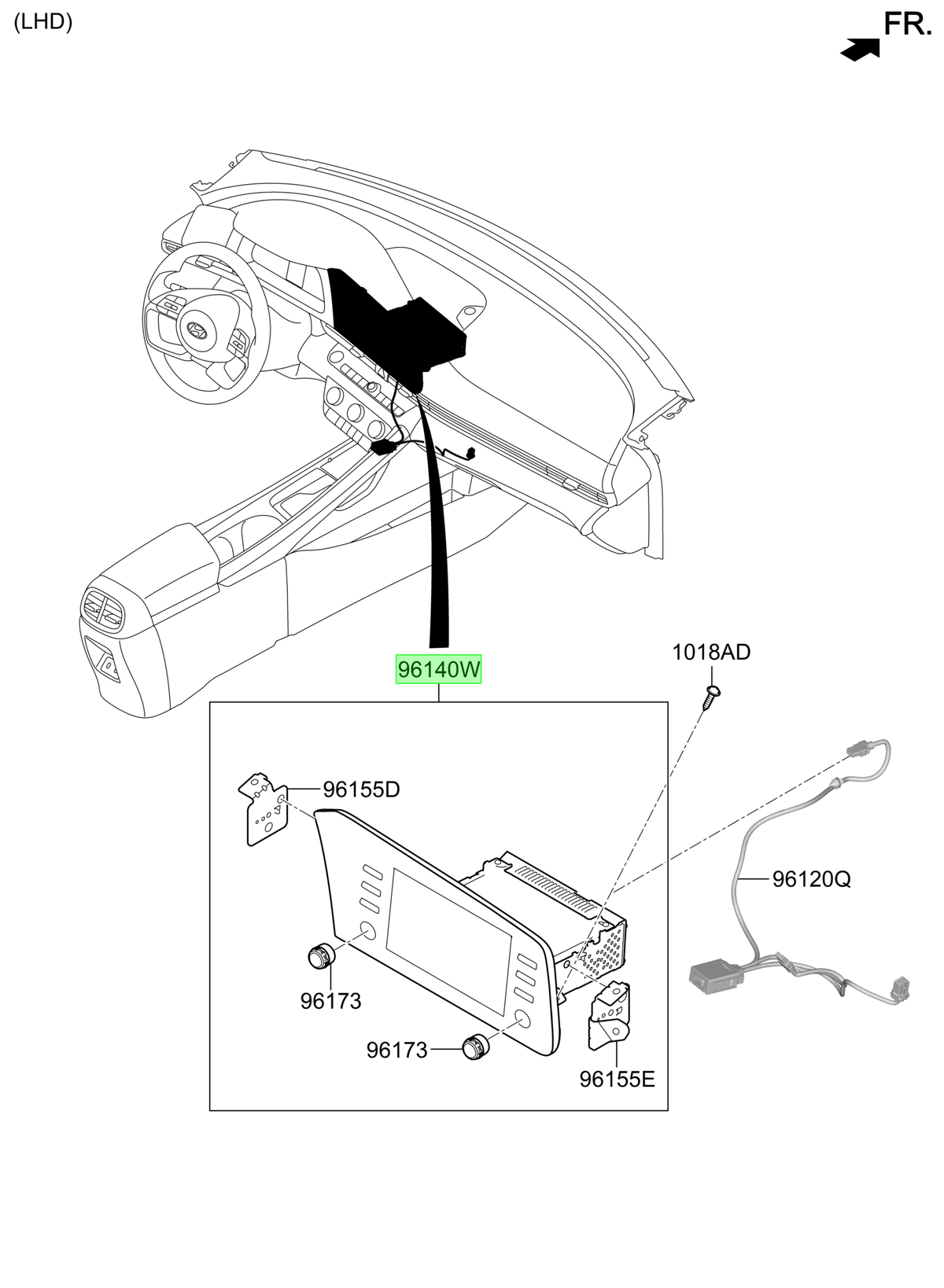 Radio Original Para Hyundai Elantra 2023-2025
