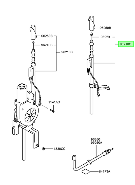 Antena Original Para Hyundai Accent 1999-2008