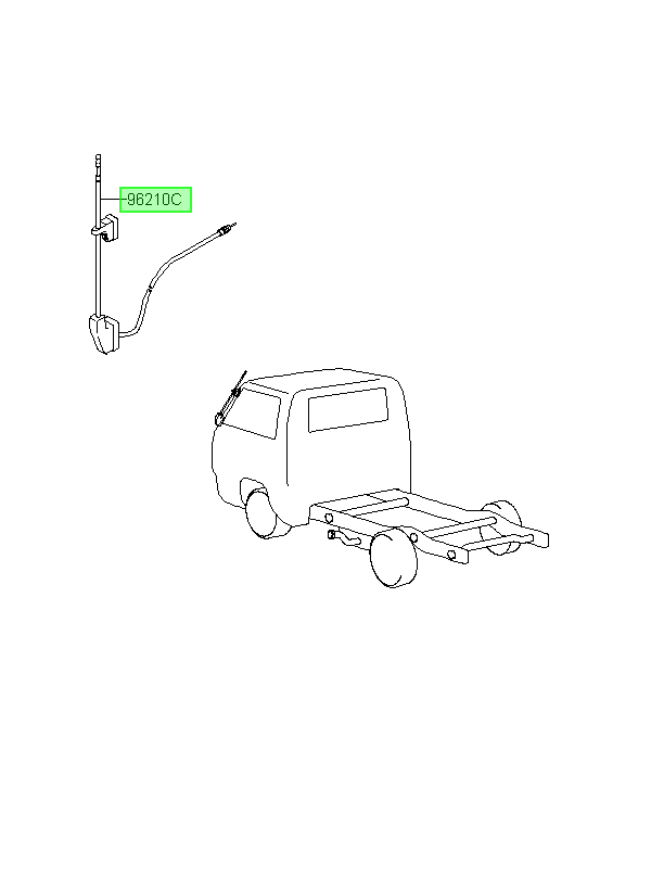 Antena Original Para Hyundai H1 1996-2007