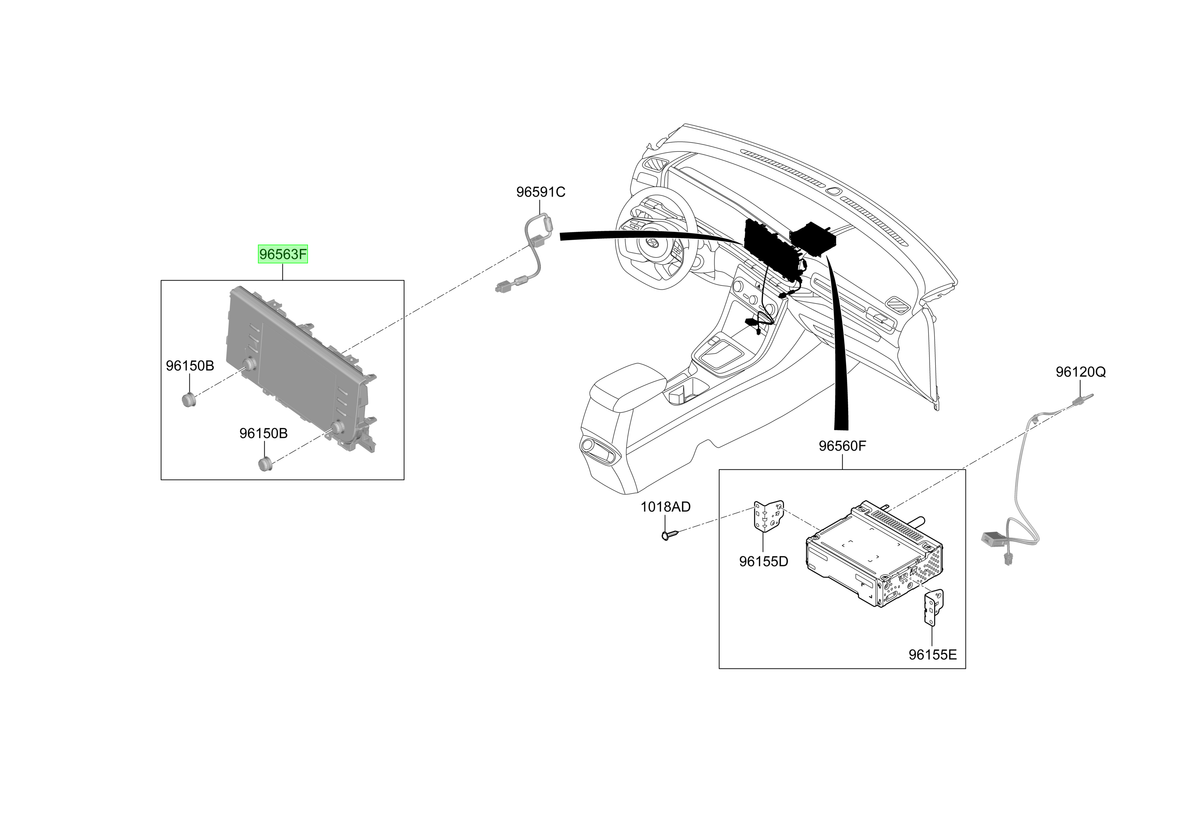 Pantalla Original Para Hyundai Creta 2024-2025