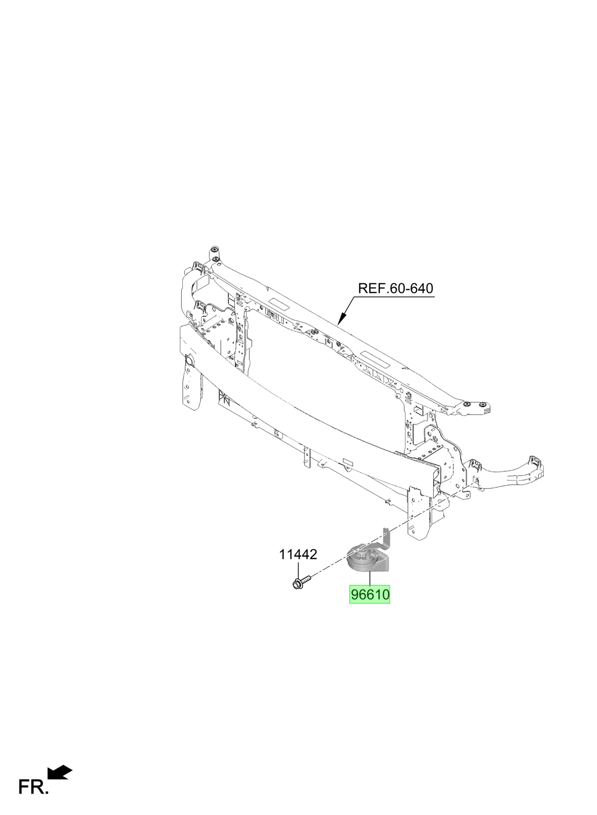 Bocina Original Para Hyundai Elantra 2020-2025