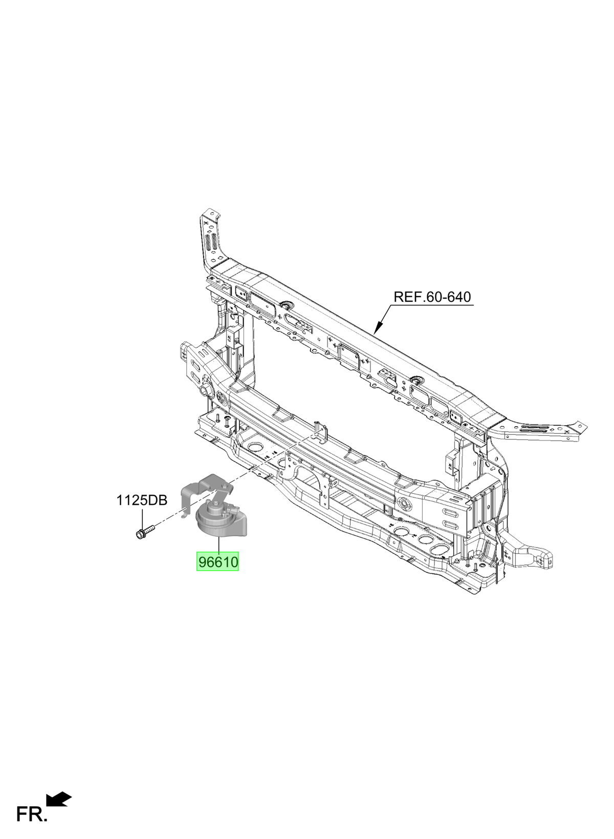 Bocina Original Para Hyundai Accent 2023-2025