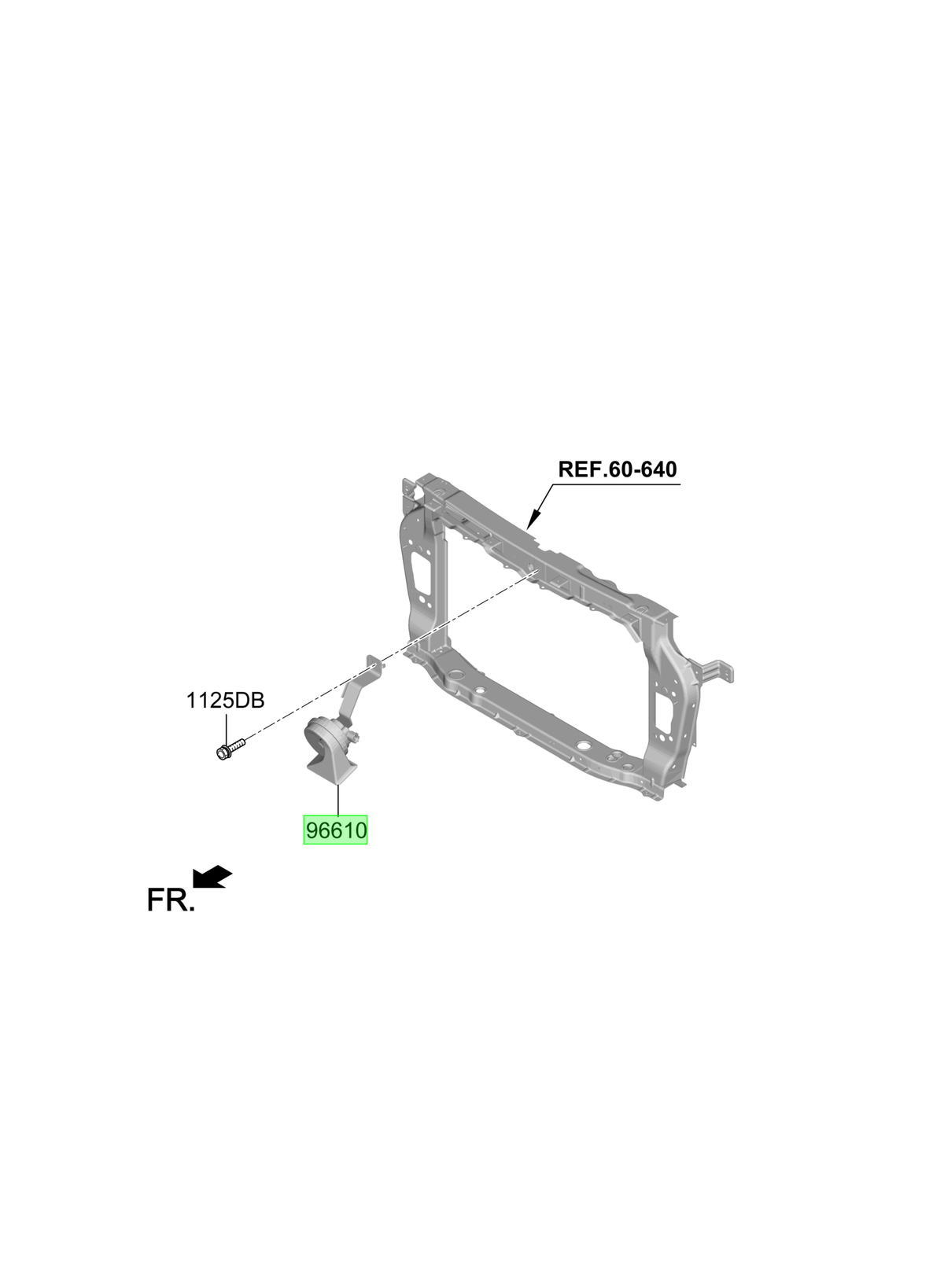 Bocina Original Para Hyundai I10 2019-2024