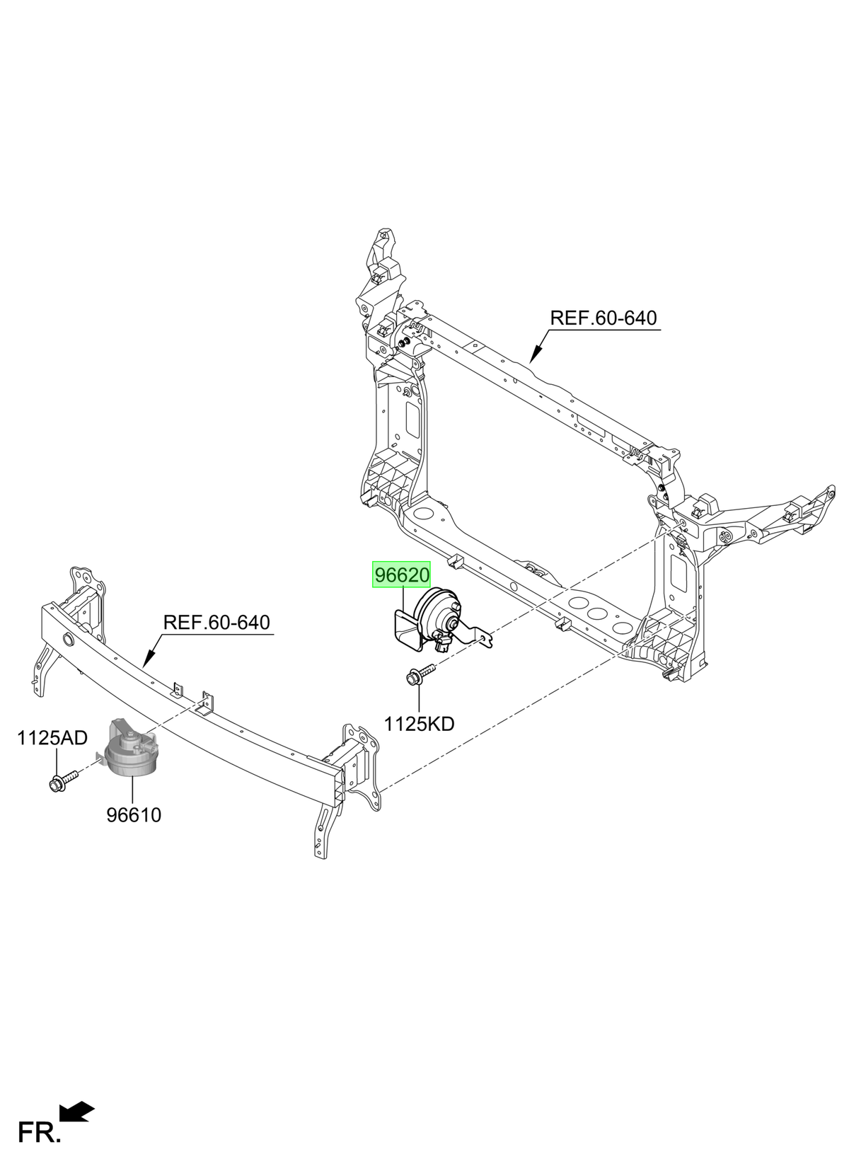 Bocina Orig. Para Hyundai Tucson Desde 2015