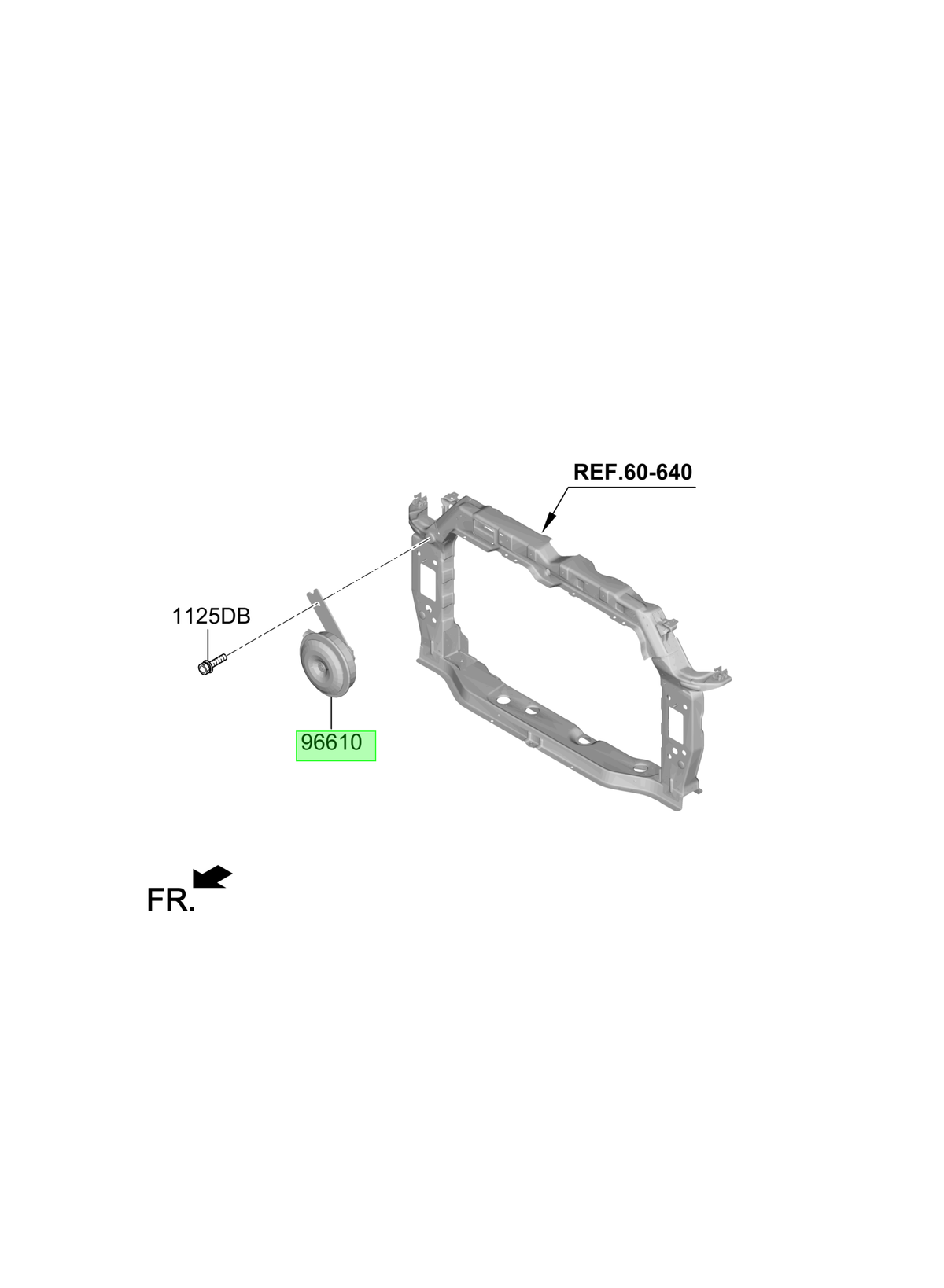 Bocina Orig. Para Hyundai Tucson 2005-2010