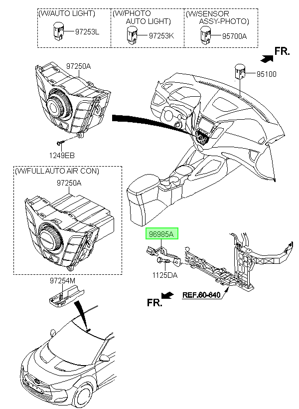 Sensor Original Para Hyundai Veloster 2011-2018