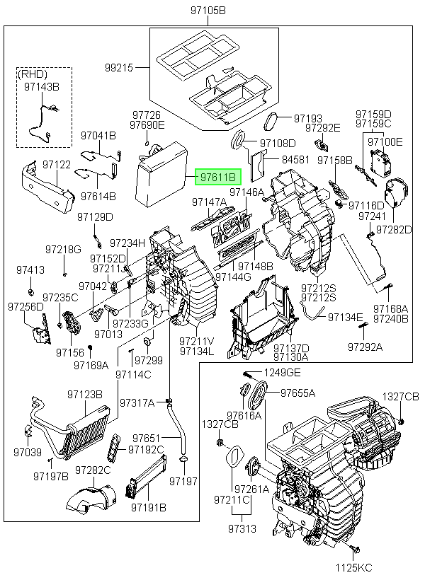 Evaporador Original Para Hyundai Tucson 2003-2015