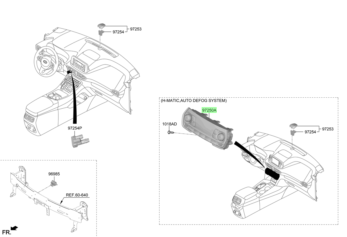 Control Original Para Hyundai Santa Fe 2020-2024