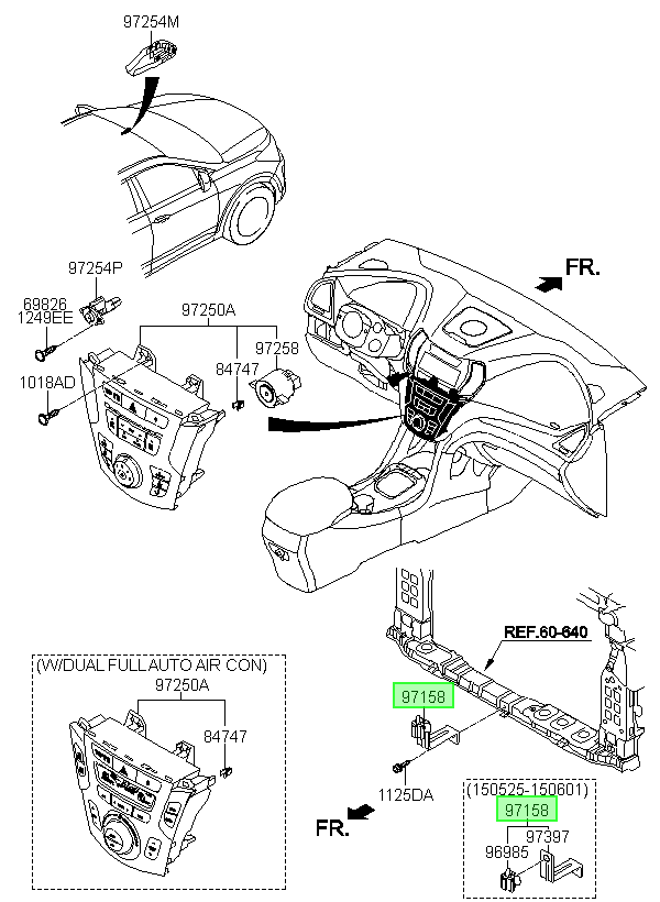 Sensor Temp. Ambiente Orig. Para Hyundai Santa Fe 2013-2018