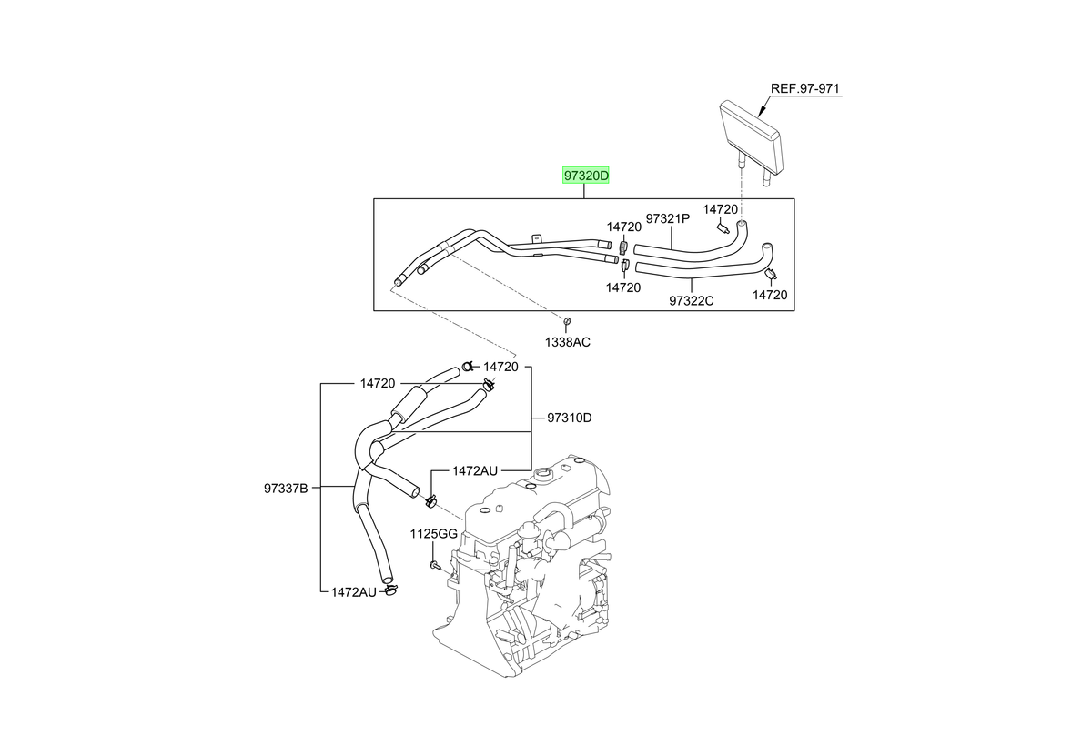Manguera Original Para Hyundai Porter 2005-2021