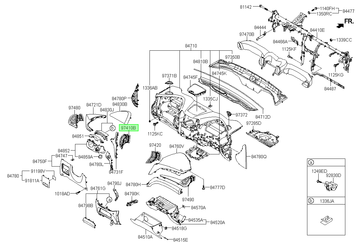 Ducto De Aire Ctrl I Orig. Para Hyundai Santa Fe 2013-2018
