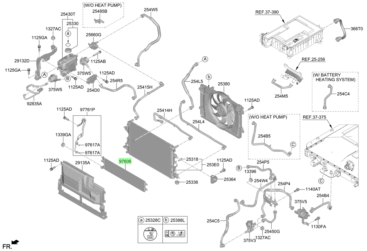 Condensador Original Para Hyundai Kona 2023-2025