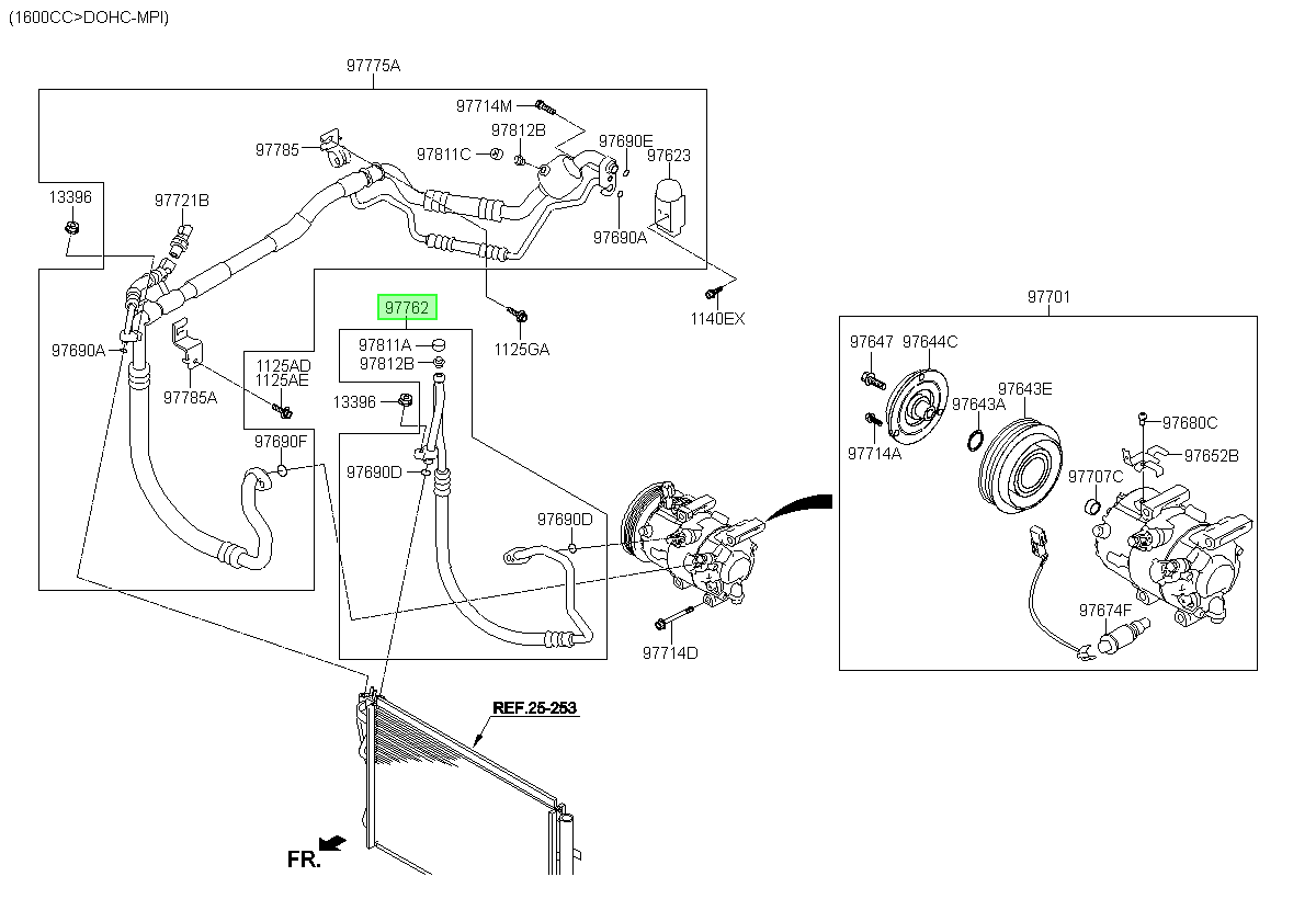 Manguera Original Para Hyundai Elantra 2013-2016