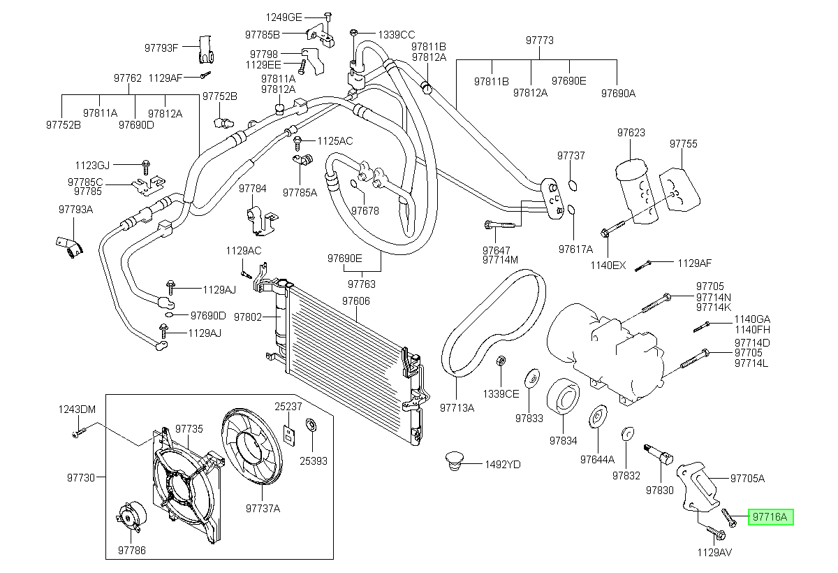Perno Original Para Kia Cerato 2003-2009