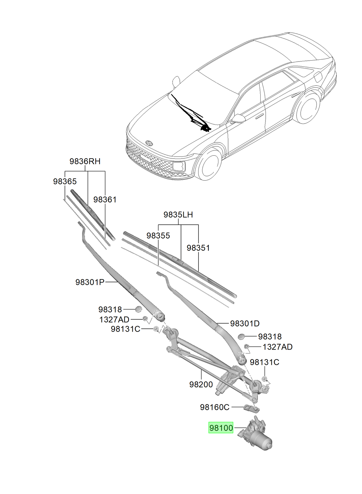 Plumilla Original Para Hyundai Creta 2021-2025