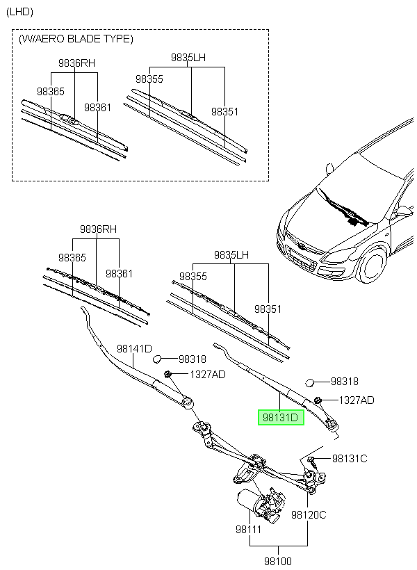 Brazo Original Para Hyundai I30 2007-2012