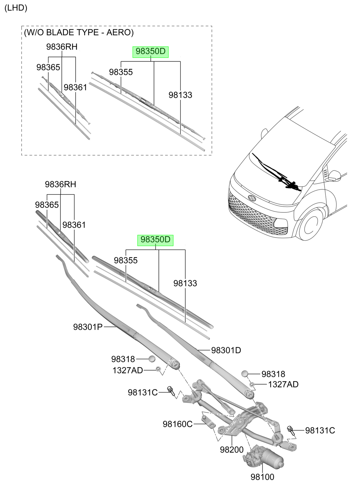 Plumilla Izq. Lh Original Para Kia Carens 2013-2022