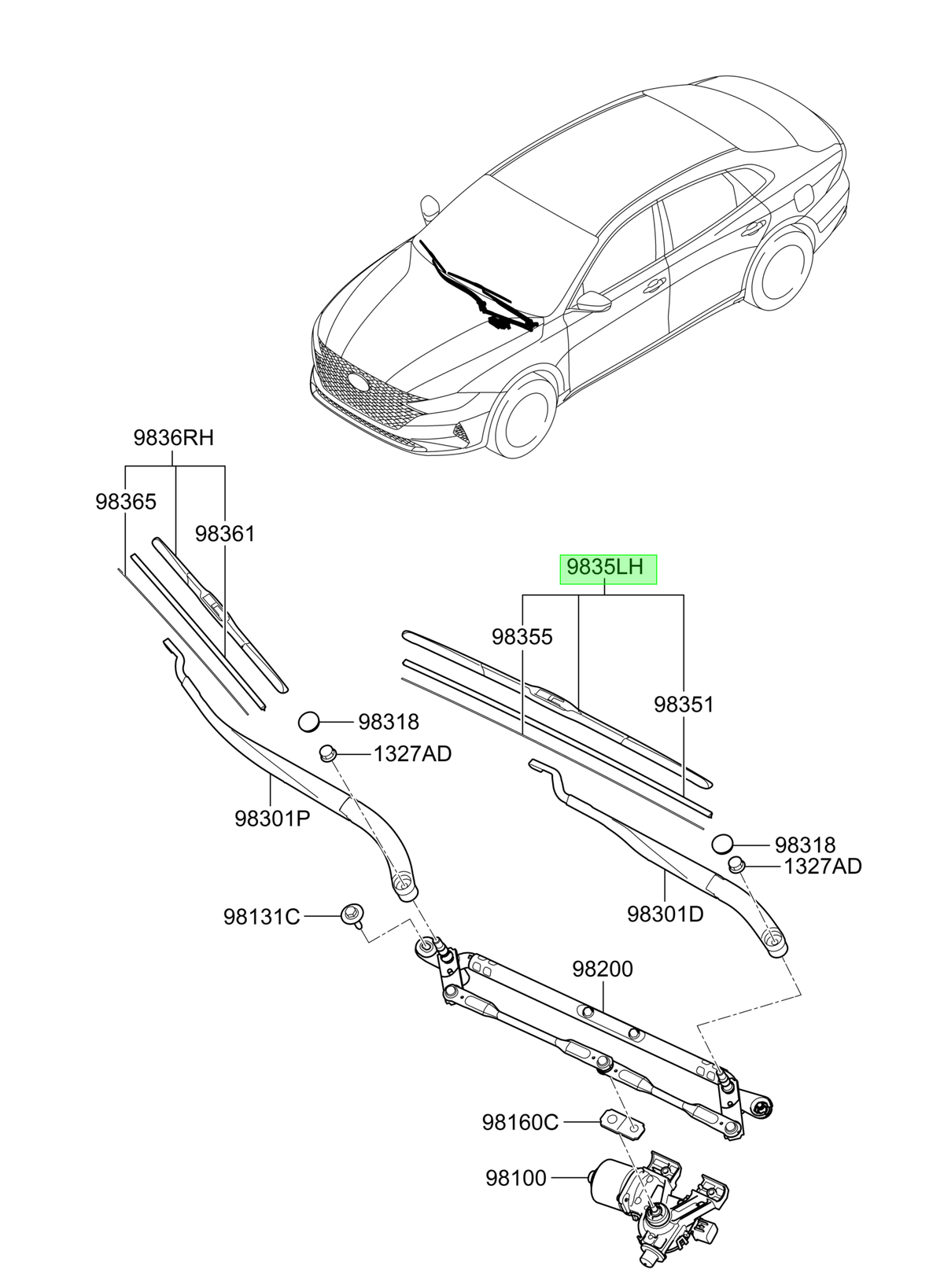 Plumilla Original Para Hyundai Santa Fe 2023-2025