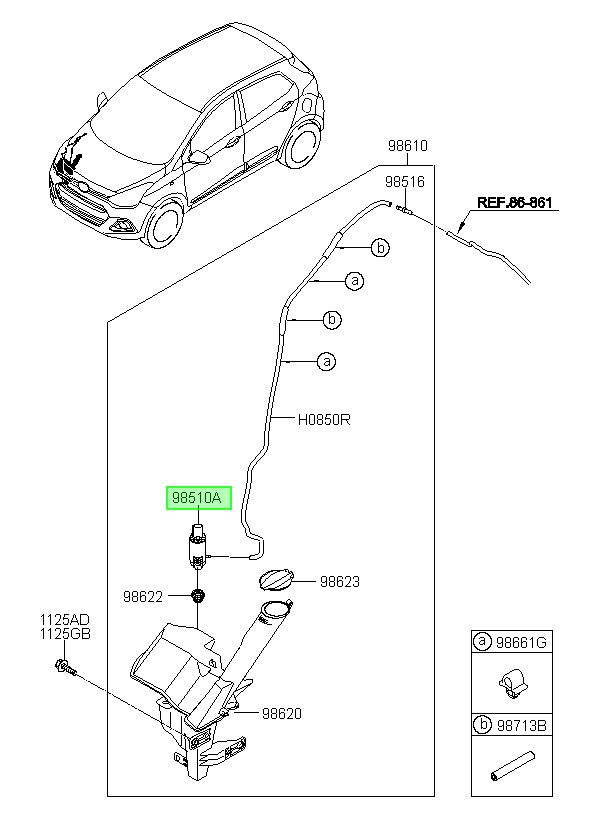 Motor Bomba Li A P Orig. Para Hyundai I20 Desde 2017