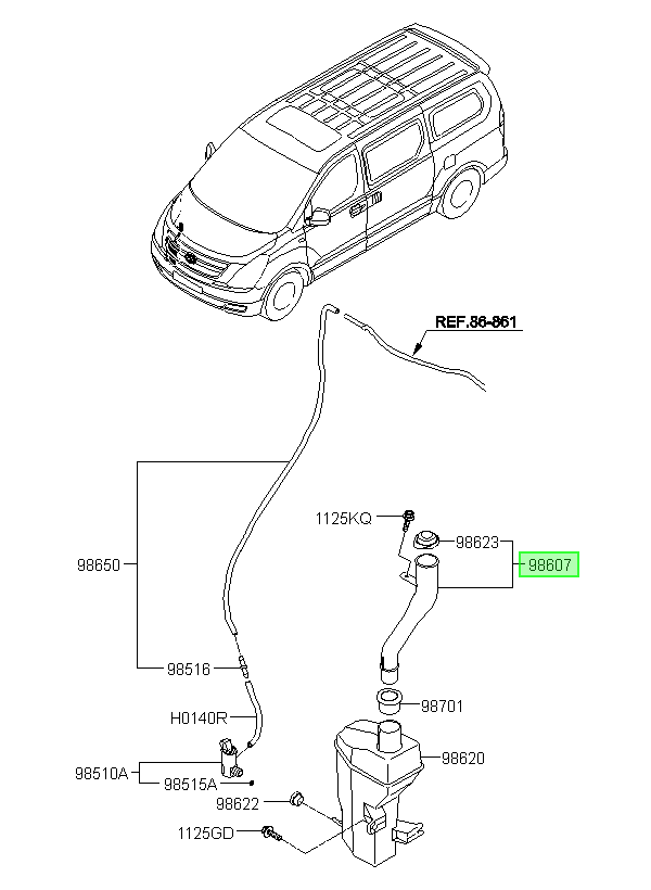 Conj. Original Para Hyundai H1 2007-2019