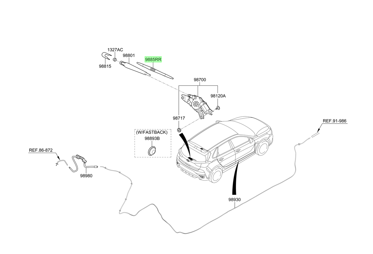 Plumilla Original Para Kia Sorento 2014-2024