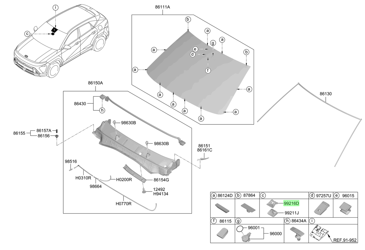 Frontal Original Para Hyundai Kona 2023-2025