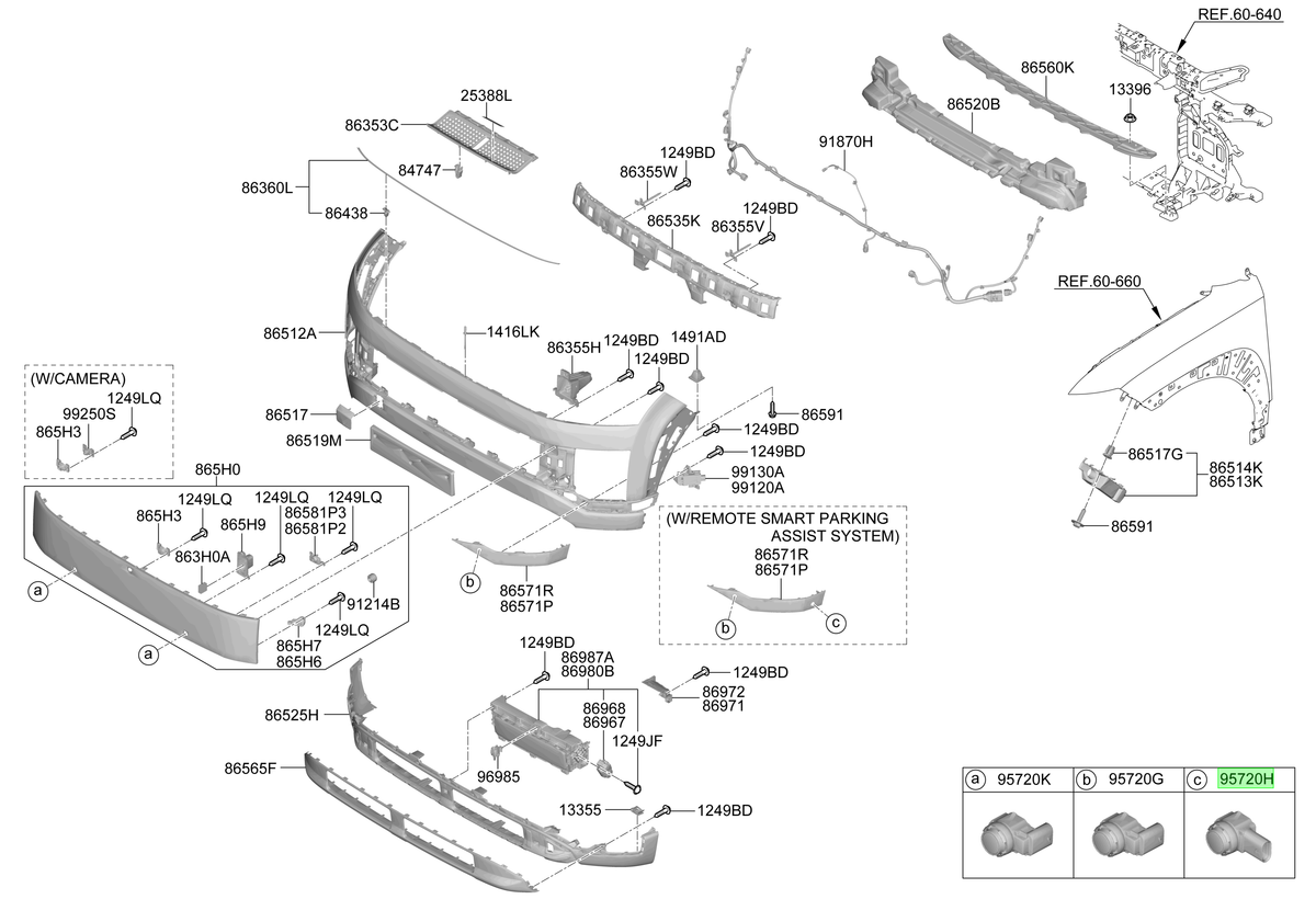 Sensor Estacionam. Tras. Original Para Kia Sorento 2023-2025