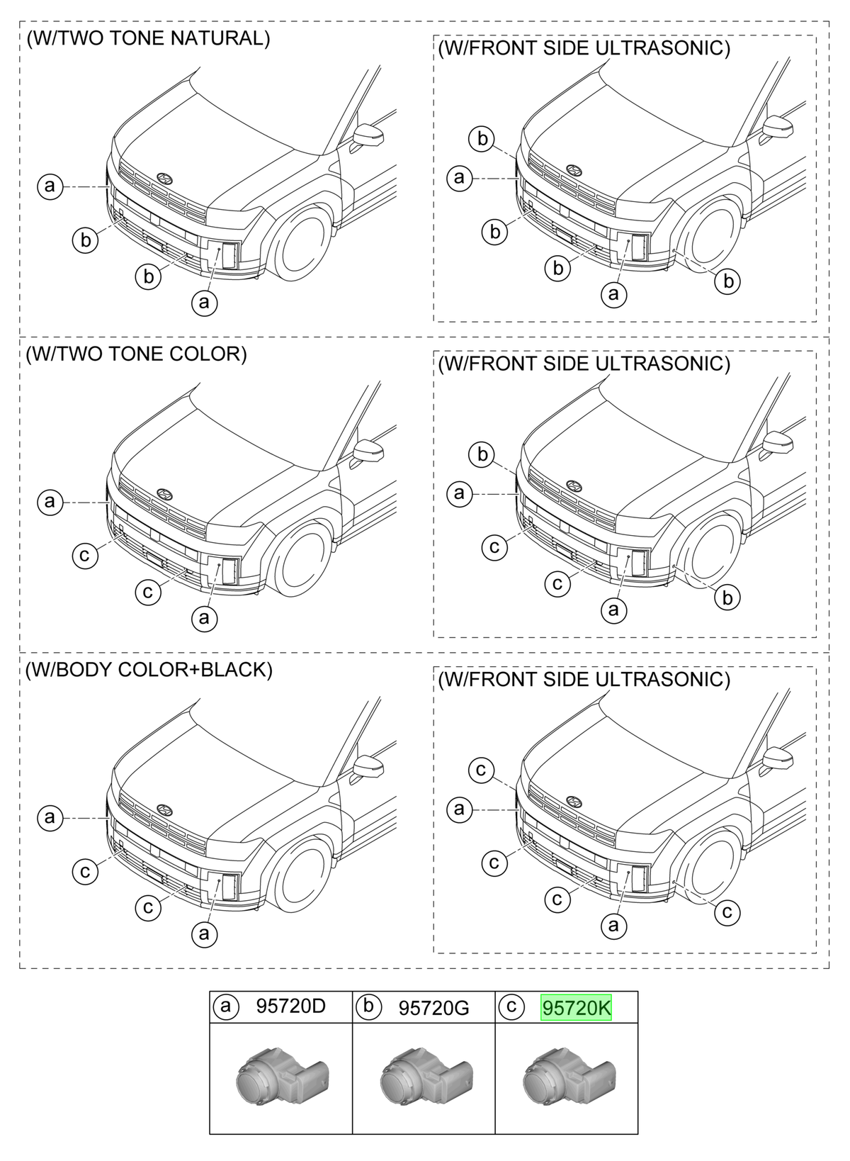 Sensor Estacionam. Del. Cent. Original Para Hyundai Santa Fe